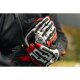 Knox Handroid MK5 Motorrad-Handschuh Leder schwarz rot