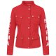 Brema Silver Vase Compact Damen Motorrad-Jacke Urban rot