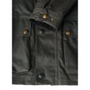 Belstaff Trialmaster Wax-Cotton Motorrad-Jacke grün