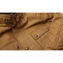 Belstaff Brooklands Wax-Cotton Motorrad-Jacke Sand beige