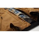 Belstaff Brooklands Wax-Cotton Motorrad-Jacke Sand beige