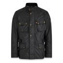 Belstaff Crosby Wax-Cotton Motorrad-Jacke schwarz