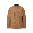 Belstaff Crosby Wax-Cotton Motorrad-Jacke Sand beige