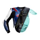 4SR Racing Blue AR Lederkombi 1-teiler Airbag Ready blau