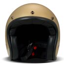 DMD Retro Motorrad Jet-Helm Uni Gold