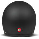 DMD Retro ITA Motorrad Jet-Helm Black mattschwarz