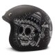 DMD Retro Sin Fin Motorrad Jet-Helm mattschwarz