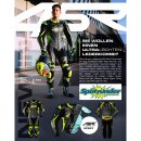 4SR Racing Ultralight AR Grey Kombi 1Pc grau neongelb