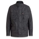 Belstaff Stealth Crosby Wax-Cotton Motorrad-Jacke schwarz