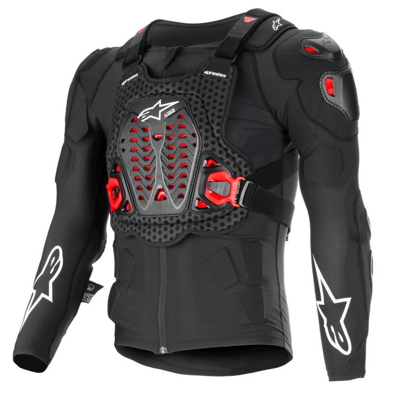 Protektorenjacke Enduro Test Ortema Ortho-Max Jacket Duo Black/red