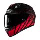 HJC C10 Haven Integralhelm MC1 rot schwarz