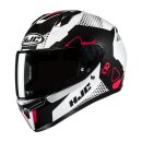 HJC C10 Aspa Integralhelm MC1 rot weiß schwarz