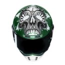 HJC V10 Crania Retrohelm MC4 grün weiß
