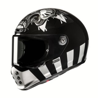 HJC V10 Crania Retrohelm MC5 grau schwarz