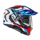 HJC Rpha 60 Dakar Endurohelm MC21 blau rot weiß