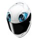 HJC Rpha 12 Light Fury Universal Helm MC2 türkis weiß