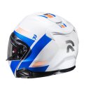 HJC Rpha 91 Abbes Klapphelm MC27 blau neonorange