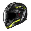 HJC Rpha 91 Carbon Lagos Klapphelm MC3H Carbon neongelb