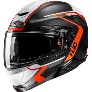 HJC Rpha 91 Carbon Lagos Klapphelm MC6HSF neon orange