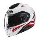 HJC i91 Tricus Klapphelm MC1 rot weiß