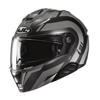 HJC i91 Arven Klapphelm MC5 grau schwarz