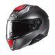 HJC i91 Arven Klapphelm MC1SF matt rot grau