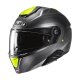HJC i91 Arven Klapphelm MC3HSF matt neongelb grau