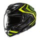 HJC F71 Carbon Nevio Integralhelm MC3H Carbon neongelb