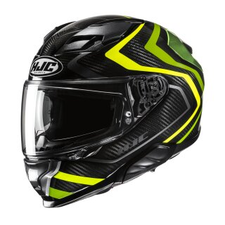 HJC F71 Carbon Nevio Integralhelm MC3H Carbon neongelb