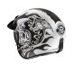 HJC V31 Flame Motorrad Jethelm MC5 grau weiß