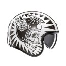 HJC V31 Flame Motorrad Jethelm MC5 grau weiß