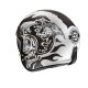 HJC V31 Flame Motorrad Jethelm MC5 grau weiß