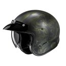 HJC V31 Flame Motorrad Jethelm MC4SF matt neongrün