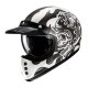 HJC V60 Flame Motorrad Jethelm MC5 grau weiß