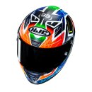 HJC Rpha 1 Binder Replica 2024 Helm MC27SF matt blau orange
