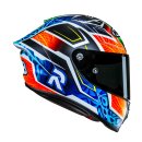 HJC Rpha 1 Binder Replica 2024 Helm MC27SF matt blau orange
