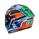 HJC Rpha 1 Binder Replica 2024 Helm MC27SF matt blau orange