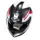 HJC C70N Belis Integralhelm MC1SF matt rot weiß