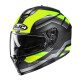 HJC C70N Belis Integralhelm MC3HSF matt neongelb grau