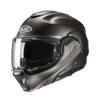 HJC F100 Klapphelm matt Titanium grau
