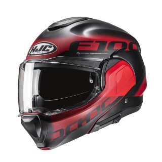 HJC F100 Hetal Klapphelm MC1SF matt rot schwarz