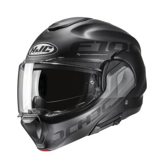 HJC F100 Hetal Klapphelm MC5SF matt grau schwarz