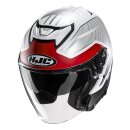 HJC i31 Tevis Jethelm MC1SF matt rot weiß silber