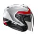 HJC i31 Tevis Jethelm MC1SF matt rot weiß silber