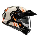 HJC i80 Velly Endurohelm MC7 orange beige schwarz