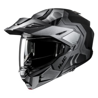 HJC i80 Velly Endurohelm MC5SF matt grau schwarz