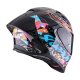 Scorpion Exo-R1 Evo II Air Savage Helm schwarz blau rosa