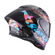 Scorpion Exo-R1 Evo II Air Savage Helm schwarz blau rosa