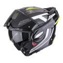 Scorpion Exo-Tech Evo Carbon Cosy Klapphelm schwarz neongelb