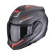 Scorpion Exo-Tech Evo Carbon Cosy Klapphelm mattschwarz rot